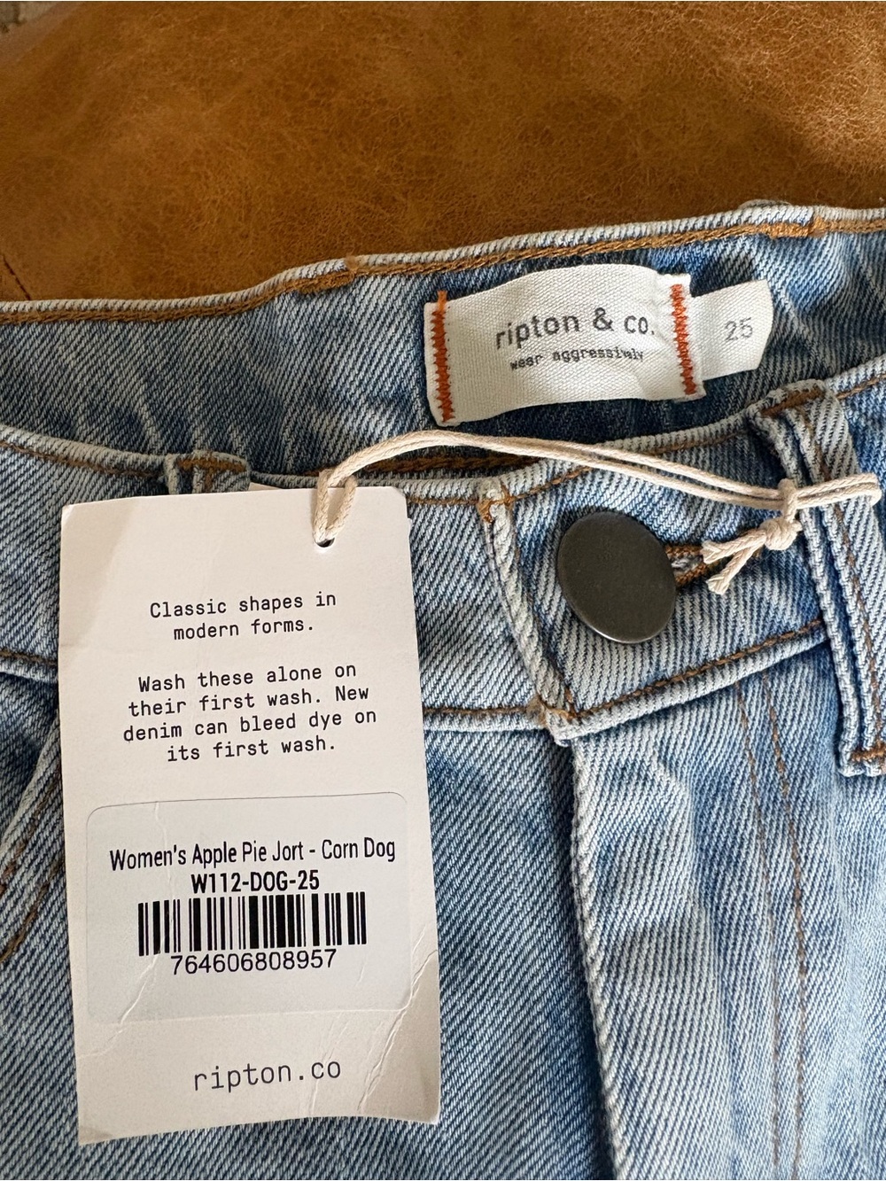 Ripton & Co. Women's Apple Pie Jorts